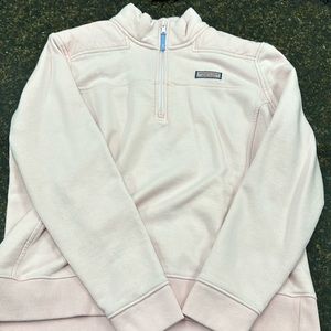 Baby pink Vineyard Vines quarter zip